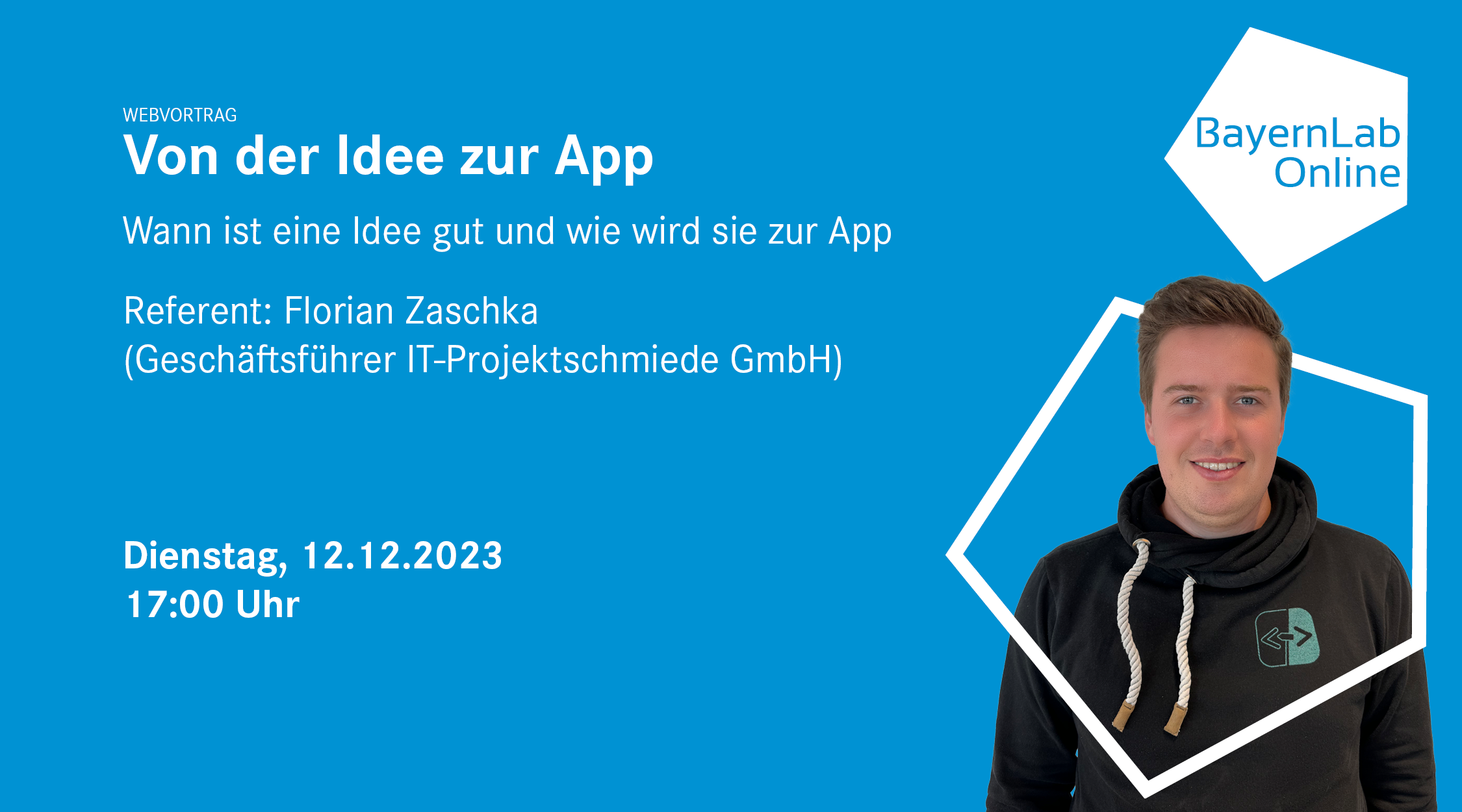 BayernLab Online 2023 12 12 Von der Idee zur App Web