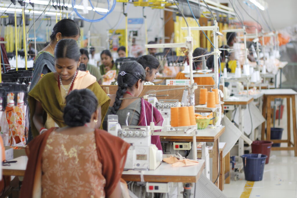 Verarbeitung Fairtrade-Baumwolle in Indien (c)TransFair e.V. [Anand Parmar]
